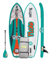 BOTE Flow Aero 8' Native Teal Kids Inflatable Paddle Board